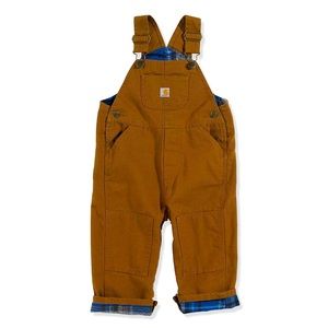 Carhartt Canvas Bib Flannel Lined Toddler Overall